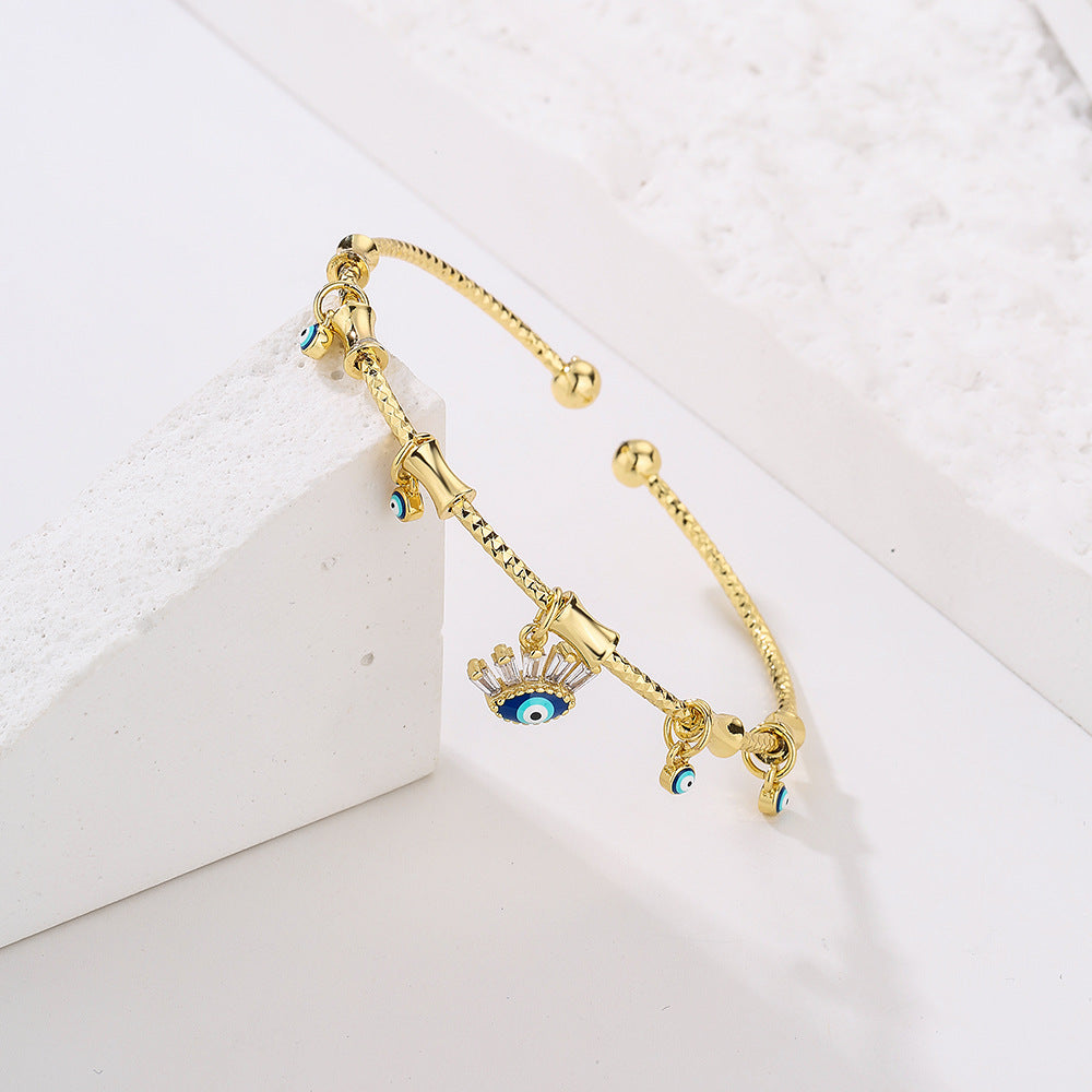 Eye Eye Banged 18K Gold Plated Free Size