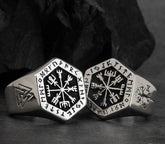 Sterling Steel Viking Handmade Ring Unisex