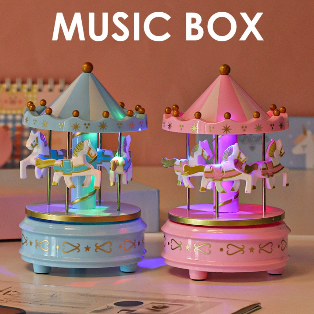 Carousel Light Music Box