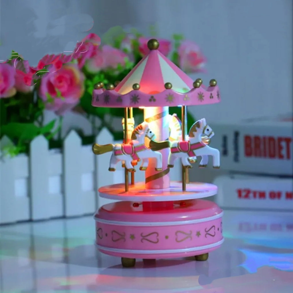 Carousel Light Music Box