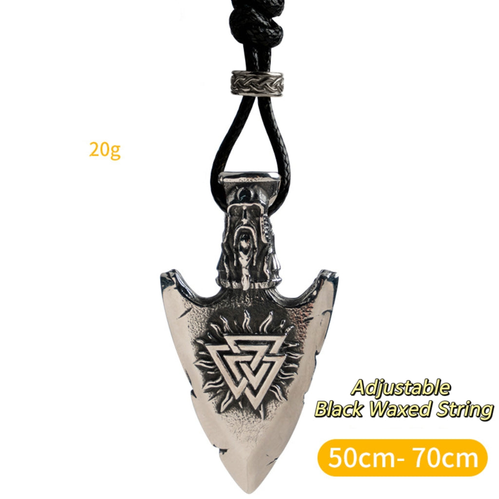 Cool Viking Handmade Sterling Steel Necklace Unisex