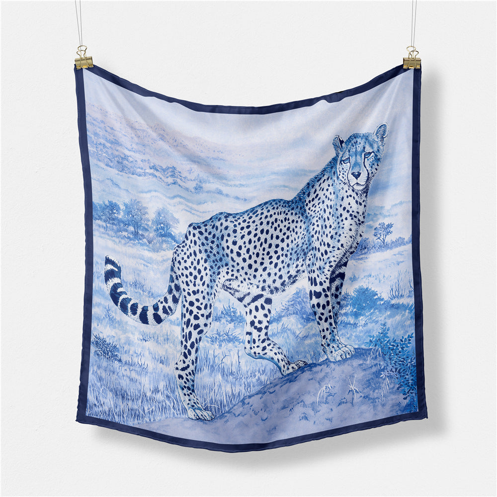 Lion prints silky Scarf / Trending Print Scarves