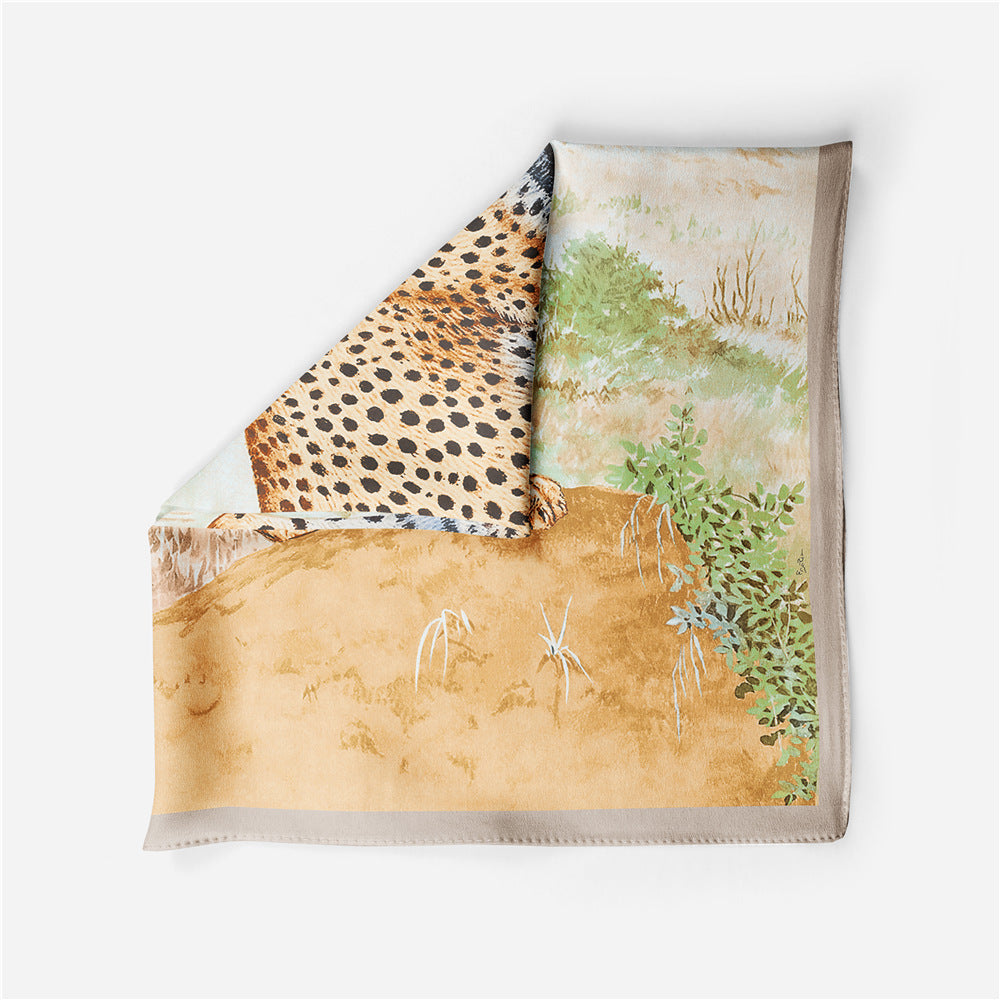 Lion prints silky Scarf / Trending Print Scarves