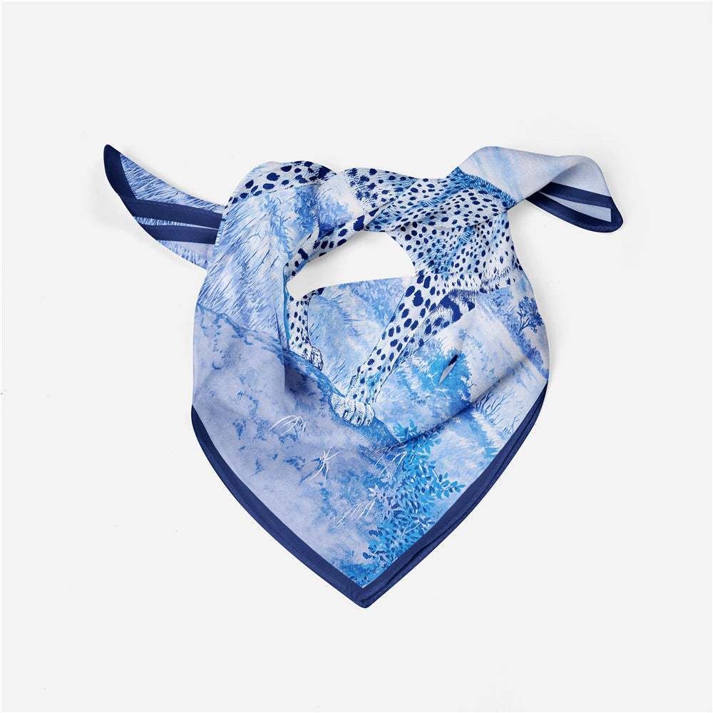 Lion prints silky Scarf / Trending Print Scarves