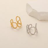 18k Gold-Plated Circle Ring