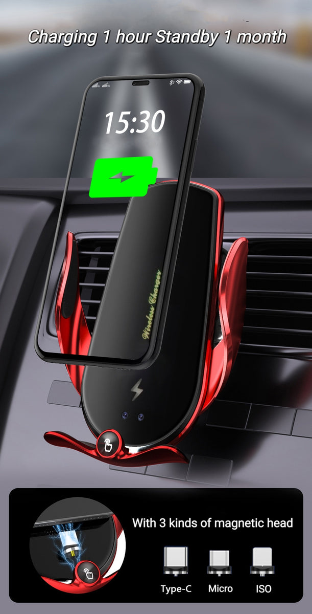 2023 Newtech 15W SuperFast Wireless Phone Charger/ Car Phone Holder