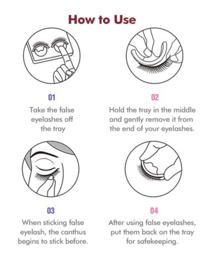 NEW! Self-adhesive Eyelashes 2 Pairs- No Glue! No Magnetic Liner! No Tools! NEW! Self-adhesive Eyelashes 2 Pairs- No Glue! No Magnetic Liner! No Tools!