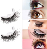 NEW! Self-adhesive Eyelashes 2 Pairs- No Glue! No Magnetic Liner! No Tools!