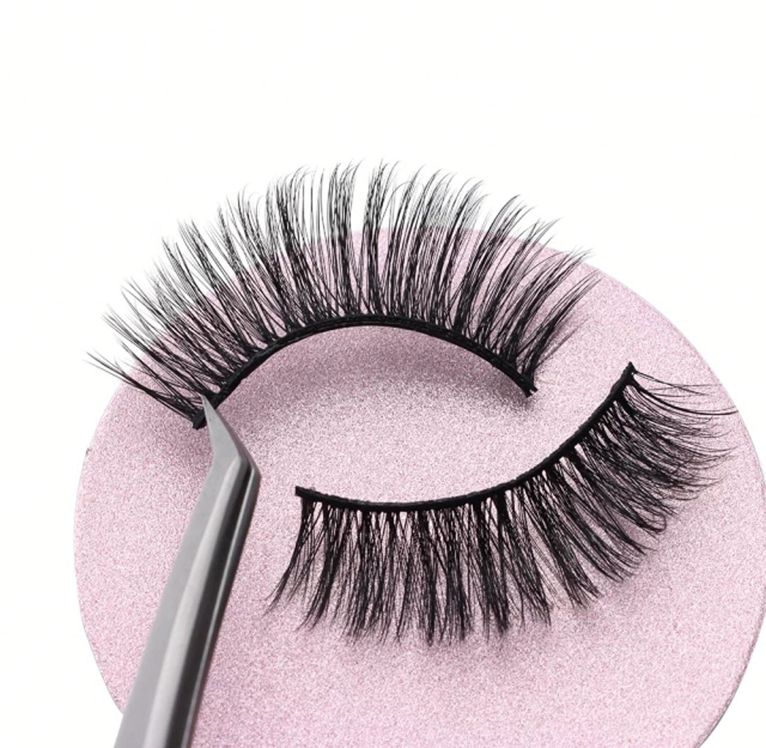 NEW! Self-adhesive Eyelashes 2 Pairs- No Glue! No Magnetic Liner! No Tools! NEW! Self-adhesive Eyelashes 2 Pairs- No Glue! No Magnetic Liner! No Tools!
