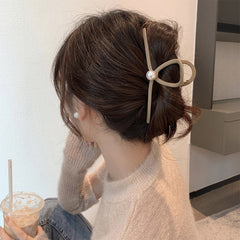 Large Elegant Metal Matte Hair Claw