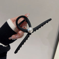 Large Elegant Metal Matte Hair Claw