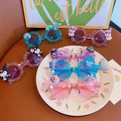 Cute Kid's Sunglasses Elsa Kuromi Mermaid