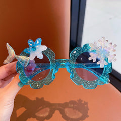 Cute Kid's Sunglasses Elsa Kuromi Mermaid