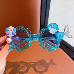 Cute Kid's Sunglasses Elsa Kuromi Mermaid