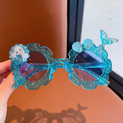 Cute Kid's Sunglasses Elsa Kuromi Mermaid