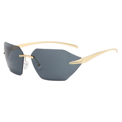Signature Curve Frameless Unisex Sunglasses