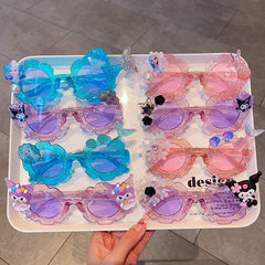 Cute Kid's Sunglasses Elsa Kuromi Mermaid
