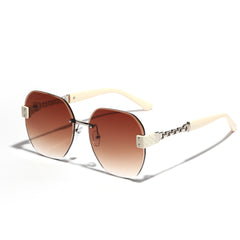 Frameless Chain Women's Sunglasses UV400