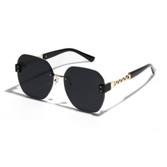 Frameless Chain Women's Sunglasses UV400