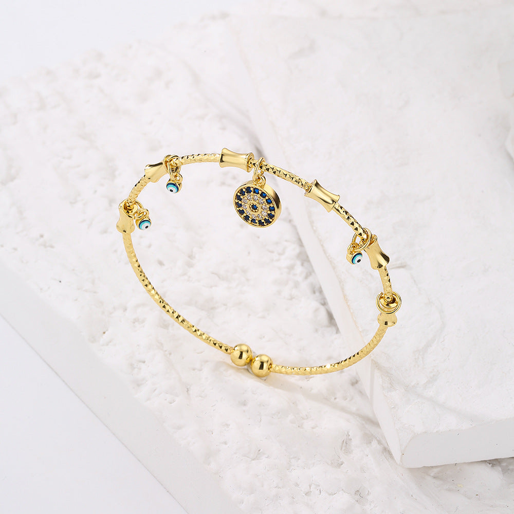Eye Eye Banged 18K Gold Plated Free Size