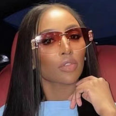 New Fashion Rimless Sunglasses