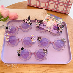 Cute Kid's Sunglasses Elsa Kuromi Mermaid
