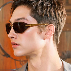 Signature Curve Frameless Unisex Sunglasses