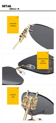 New Fashion Rimless Sunglasses