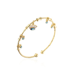 Eye Eye Banged 18K Gold Plated Free Size