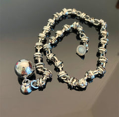 Chunky Chain Ball Magnet Necklace/Bracelet