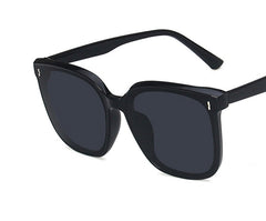 Cool Black Unisex Simple Sunglasses