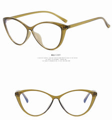 New Cat Eye Anti Blue-light Eyeglasses
