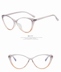New Cat Eye Anti Blue-light Eyeglasses