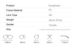 Starburst Y2K Unisex Sunglasses