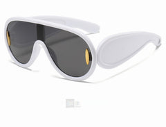 Kid's Fashion Futuristic Oversized Sunglasses UV400
