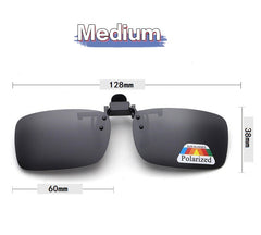 Clip On Polarizer Unisex Sunglasses