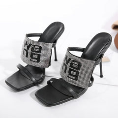 Crystal Pump Heels Fashion Shoes