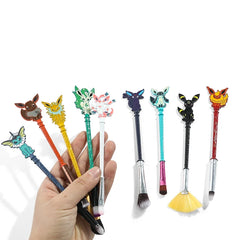 Pokemon Eevee Evolution Cosmetic Makeup Brushes Set 9PC