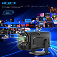 Mini 4K Portable Projector | Home & Bedroom Theater