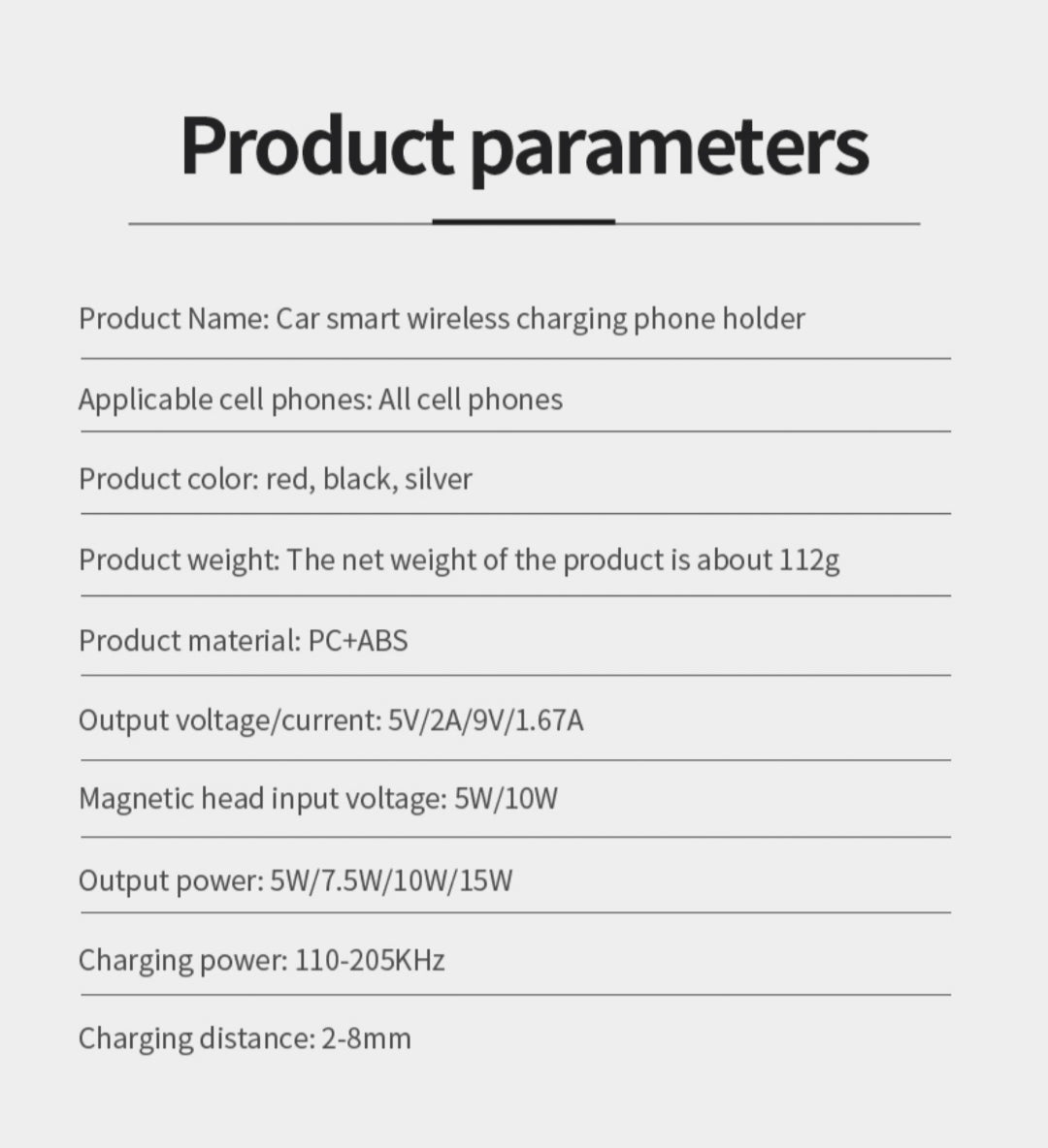 New-tech Airplane 15W Super-Fast Wireless Phone Charger/ Car Phone Holder