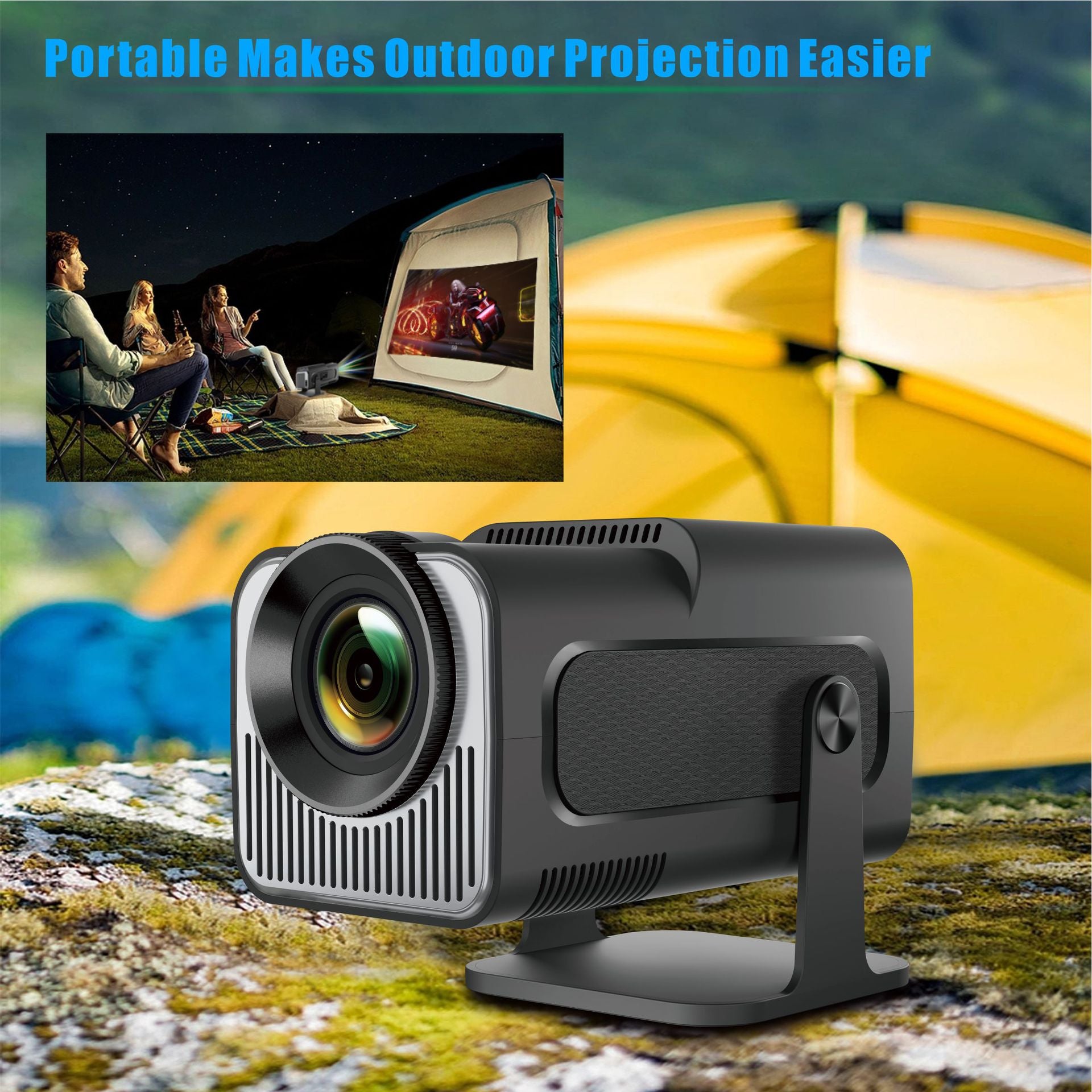 Mini 4K Portable Projector | Home & Bedroom Theater