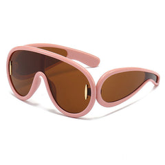 Kid's Fashion Futuristic Oversized Sunglasses UV400