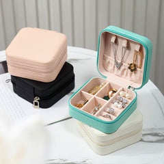 Square Mini Jewellery Box/ Travel Jewellery Case