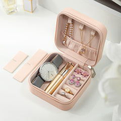 Square Mini Jewellery Box/ Travel Jewellery Case