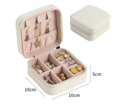 Square Mini Jewellery Box/ Travel Jewellery Case