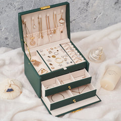 Procase Large Classic Jewellery Box- 3 Layers large storage