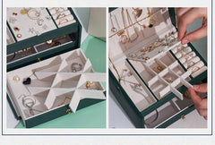 Procase Large Classic Jewellery Box- 3 Layers large storage