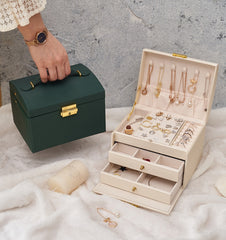 Procase Large Classic Jewellery Box- 3 Layers large storage