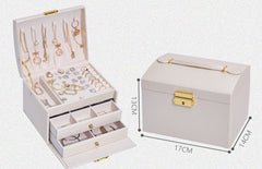 Procase Large Classic Jewellery Box- 3 Layers large storage