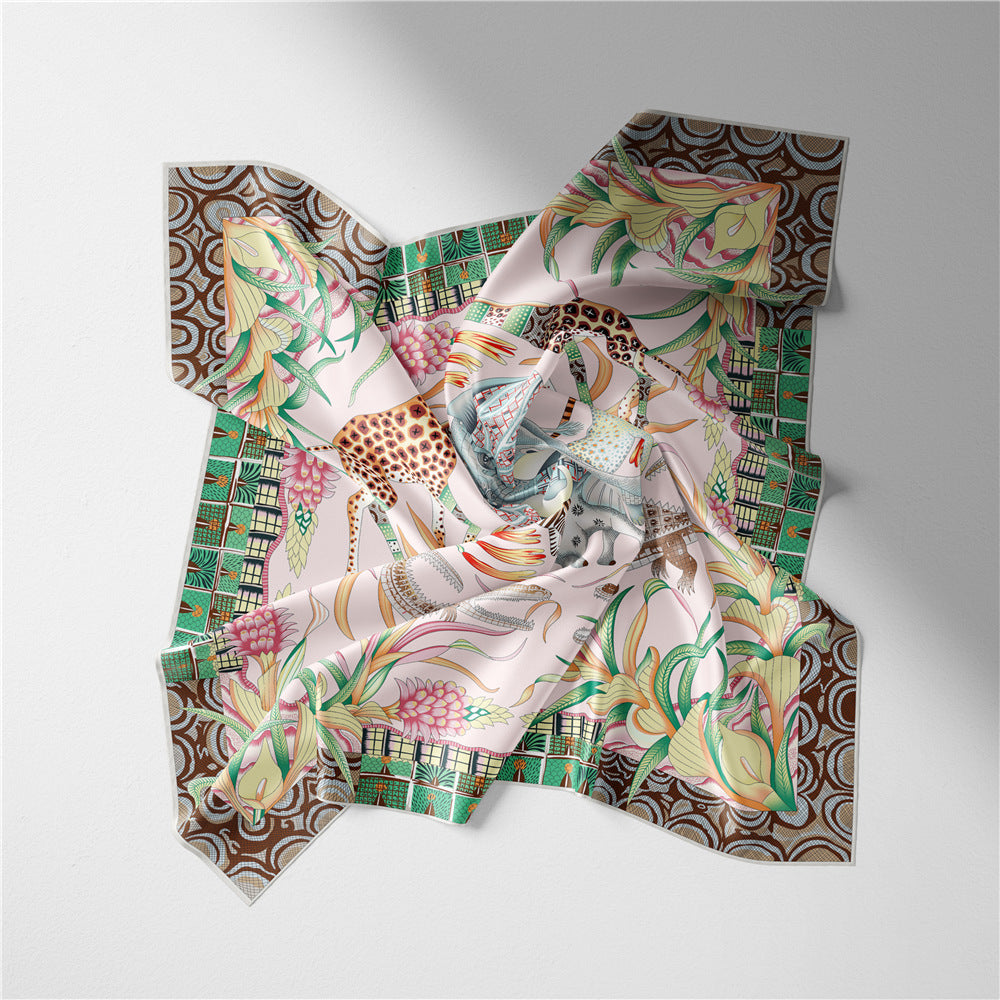 Elephant African Scarf/ Trending Print Scarves